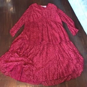 Seventh Avenue lace blouse and skirt 3X.